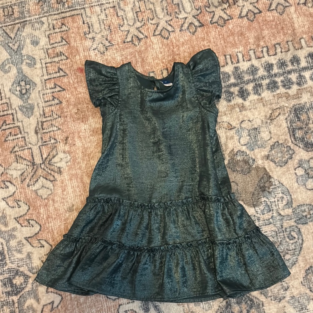 Elegant Green Kids Dress